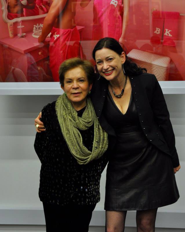 Gilma Suarez and Dina Goldstein @ Dina's opening