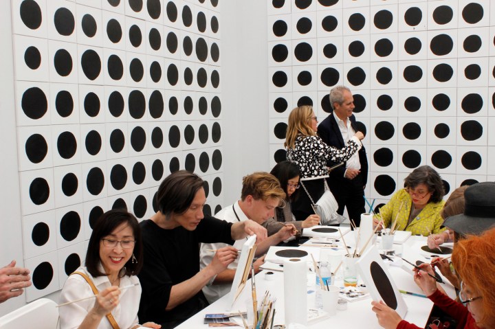 @Gavin Brown's Enterprise: Jonathan Horowitz's "700 Dots" photo courtesy of www.wmagazine.com