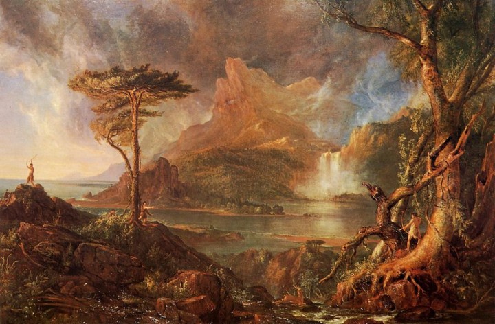 Thomas Cole, "A Wild Scene", oil on canvas, 1832